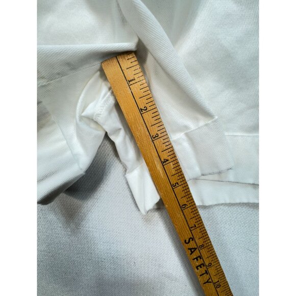 Banana Republic Womens Martin Fit Chino Shorts Size 2 White Summer Casual Pocket - Picture 8 of 12